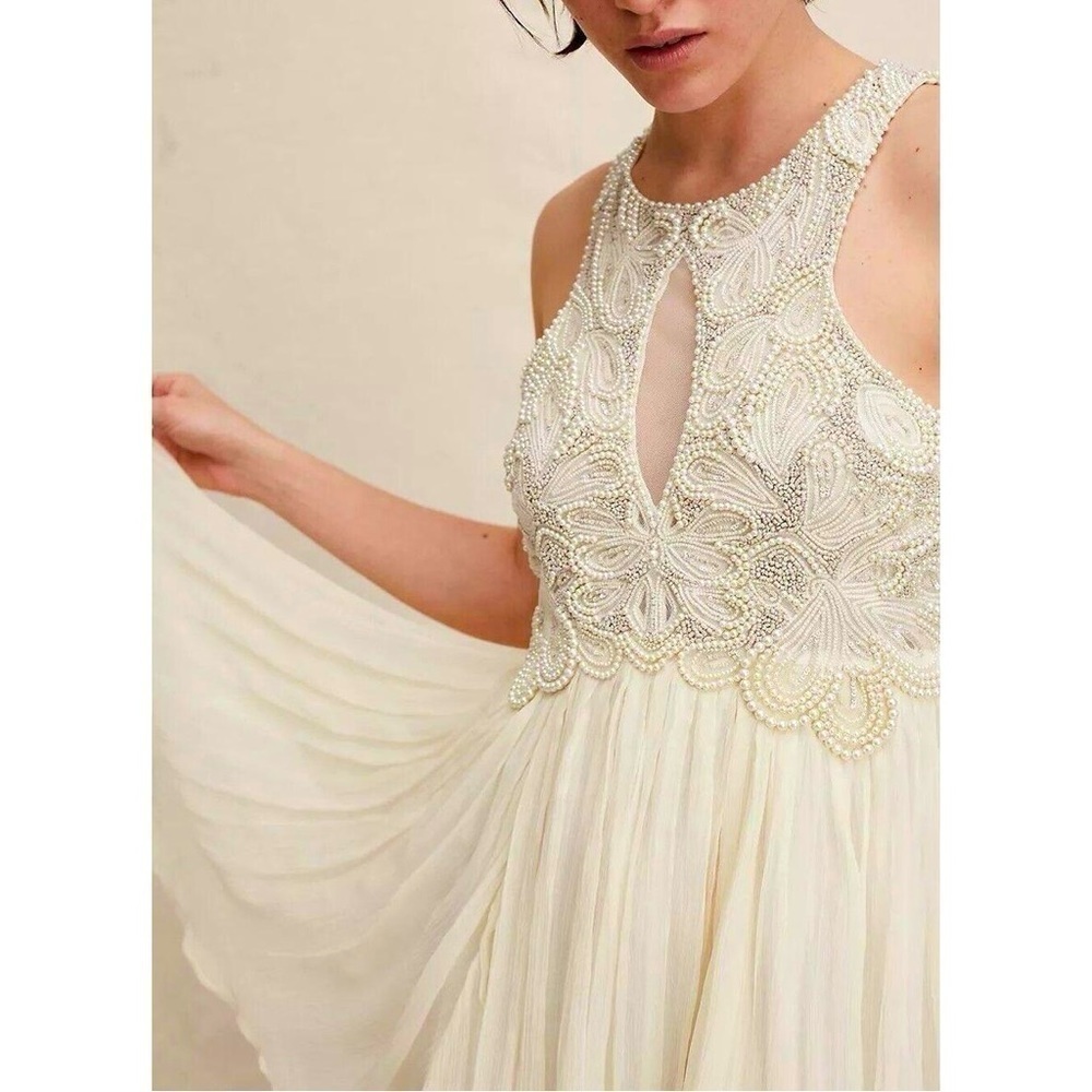 FREE PEOPLE Pearlie Mini Dress. Size 0. NWOT - Picture 3 of 12